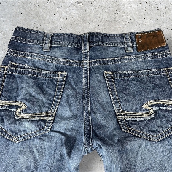 Silver Jeans Other - Silver Zac Jeans Men’s 36x32 Denim Western Cowboy Stitch Pockets Comfort C57